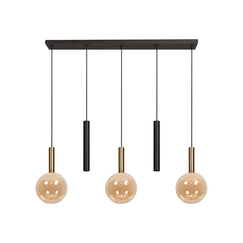 Lucide JOSIANE - Pendelleuchten - 3xG9 - Amber | Vibes - ausgeschaltet